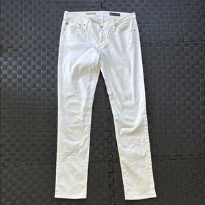 Ag Adriano Goldschmied White Slim Jeans